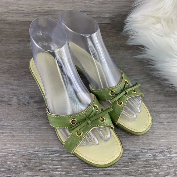 Cole Haan Slide Sandals Heels Size 6.5 B - Picture 2 of 8